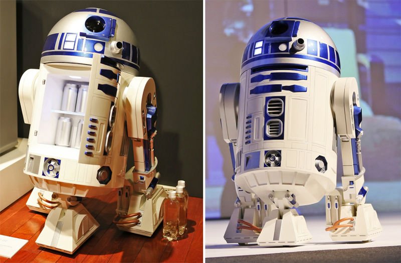 Мечта киномана – передвижной холодильник R2-D2 с кинопроектором - Изображение 1 Мечта киномана – передвижной холодильник R2-D2 с кинопроектором - Изображение 1
