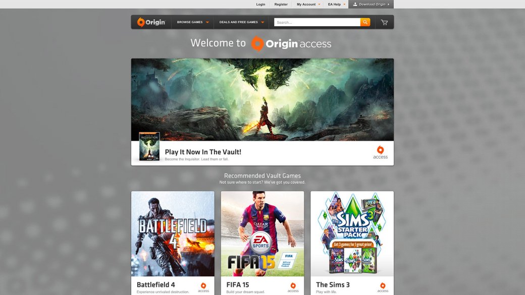 EA запустила Origin Access: бесплатные игры, ранний доступ по подписке - Изображение 2 EA запустила Origin Access: бесплатные игры, ранний доступ по подписке - Изображение 2