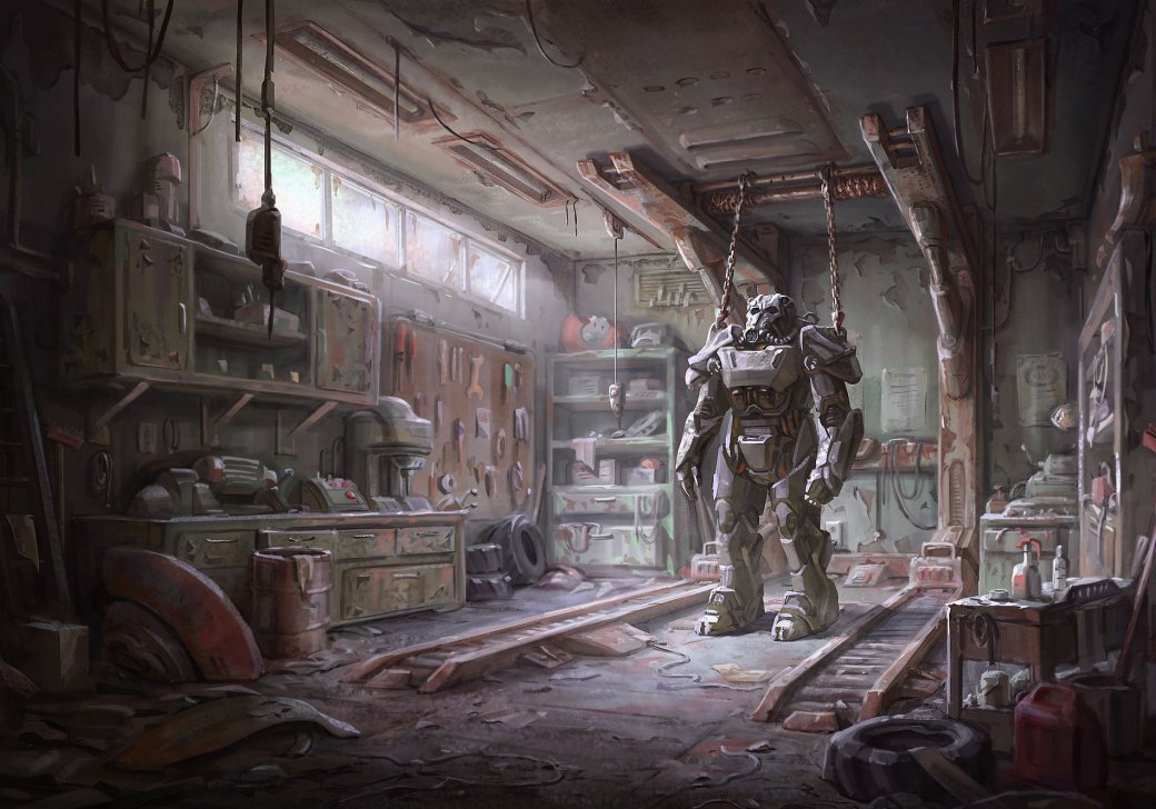 Женщина, собака и пулемет на борту в новом арте и скринах Fallout 4 - Изображение 4 Женщина, собака и пулемет на борту в новом арте и скринах Fallout 4 - Изображение 4