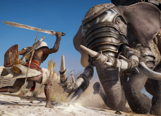 Убить боевого слона голыми руками? В Assassin’s Creed: Origins﻿ можно все!