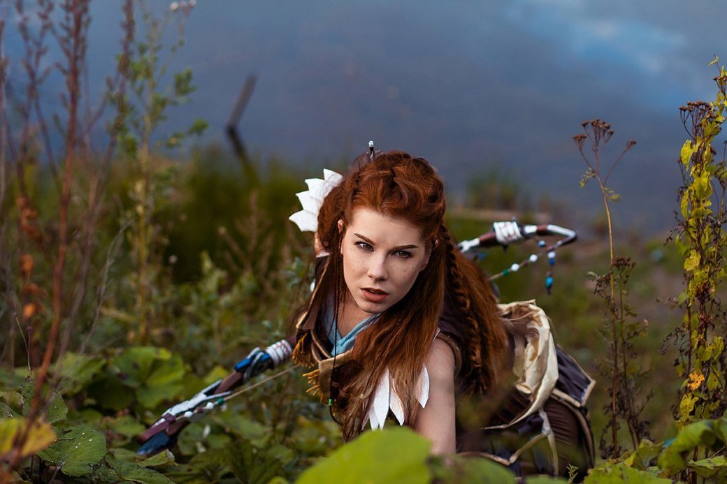 Косплей дня: охотница на рободинозавров Элой из Horizon: Zero Dawn. - Изображение 8